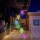 Decoratiune solara de gradina, 6 stelute LED multicolor