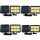 Set 4 x Proiector solar 96 LED COB, senzor de miscare, telecomanda