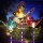 Set 3 lampi solare LED de tip fluture pentru exterior