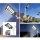 Lampa solara 800W dubla Jortan, Telecomanda, Suport Metalic