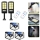 Set 2 x Lampa 128 LED COB + Set 3 x Lampa 100 LED