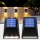 Set 4 x lampa solara 6 lED, Senzor, lumina calda