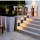 Set 4 x lampa solara 6 LED, Senzor, lumina calda