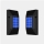Set 4 x lampa solara 6 LED, Senzor, lumina calda