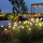 Set 2 x Lampa solara LED Alb Cald, 6 bulbi, decoratiune gradina