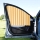Set 4 parasolare retractabile auto, geamuri laterale, Auriu