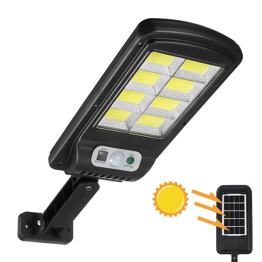 Set 5 x Lampa solara 160 LED, 8 celule, JORTAN