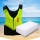 Set 2 x Vesta de salvare, 40 - 80 kg, Verde