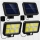 Set 2 x Proiector solar 120 LED, Senzor de miscare, telecomanda