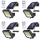 Set 4 x Proiector solar 120 LED COB, senzor de miscare, telecomanda