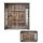 Set 2 piese baie: perdea si covoras, Country