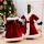 Set 2 huse festive pentru sticla de vin, decoratiune de Craciun