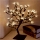 Copac decorativ cu flori de cires, 36 LED, Alb cald