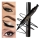 1+1 Gratis | Eyeliner cu stampila, Negru, Cat Eye