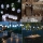 Instalatie solara LED 30 globulete, Alb rece