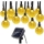 Set 2 x Instalatie solara LED 30 globulete, Alb cald