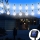 Set 2 x Instalatie solara LED 30 globulete, Alb rece