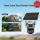 Set 2 x Camera video 4G cu panou solar, Card 64 GB