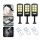 Set 3 x Lampa solara cu 6 celule, telecomanda