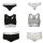 Set 3 piese lenjerie intima Calvin Klein. Culori disponibile: negru si gri
