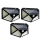 Set 3 x Lampa 100 LED cu panou solar, senzor de miscare