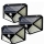 Set 3 x Lampa 100 LED cu panou solar, senzor de miscare
