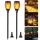 Set 2 x Lampa solara cu efect flacara, 51.5 cm