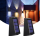 Set 2 x lampa solara 5W RGB Color