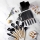 Set 19 ustensile pentru bucatarie, Negru