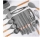 Set 19 ustensile pentru bucatarie, Gri