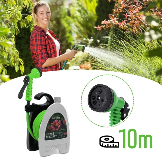 Furtun cu Tambur/Rola, 10 Metri, Conectori
