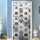 Set 2 x Autocolant decorativ pentru usa - 77 x 220 cm, Grey Comb