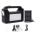 Kit panou solar GD-8080 cu 3 becuri si lanterna inclusa