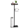 Suport metalic pentru hartia igienica 72 cm, Negru