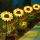 Set 4 x lampa solara, Floarea Soarelui