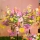 Set 2 x Lampa solara Margarete, 70 cm, LED Multicolor, IP 66