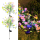 Set 2 x Lampa solara Margarete, 70 cm, LED Multicolor, IP 66