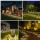 Set 6 x Lampa solara LED Alb cald