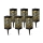 Set 6 x Lampa solara LED Alb cald