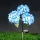 Set 2 x Lampa solara Hortensie 70 cm, lumina calda