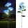 Set 2 x Lampa solara Hortensie 70 cm, lumina calda