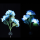 Set 2 x Lampa solara Hortensie 70 cm, lumina calda