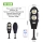 Set 3 x Lampa Solara Jortan 60 LED COB, 2 Celule, 120W, Senzor de Miscare