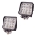 Set 2 proiectoare LED auto offroad 36W, 16 LED, 12V-24V