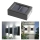 Set 8 x lampa solara 4 LED cu lumina bidirectionala