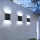 Set 4 x lampa solara cu lumina bidirectionala