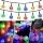 Instalatie solara LED 30 globulete, Multicolor