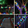 Furtun luminos LED cu incarcare solara, 10 Metri, Multicolor