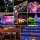 Furtun luminos LED cu incarcare solara, 10 Metri, Multicolor