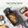 Friteuza electrica din inox, 3 litri, 2000 W, termostat, capac transparent